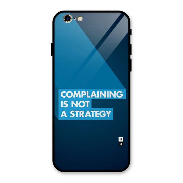Not A Strategy Glass Back Case for iPhone 6 6S