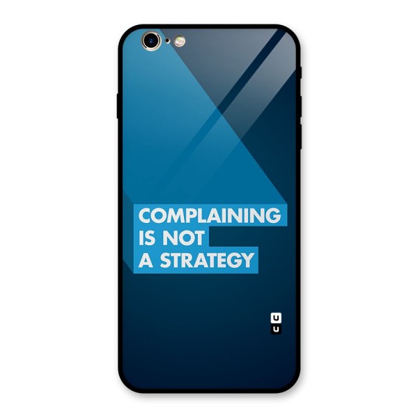 Not A Strategy Glass Back Case for iPhone 6 Plus 6S Plus