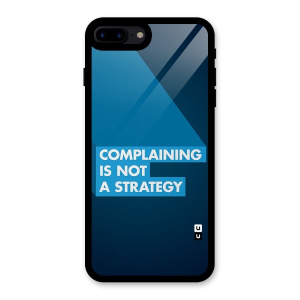 Not A Strategy Glass Back Case for iPhone 8 Plus