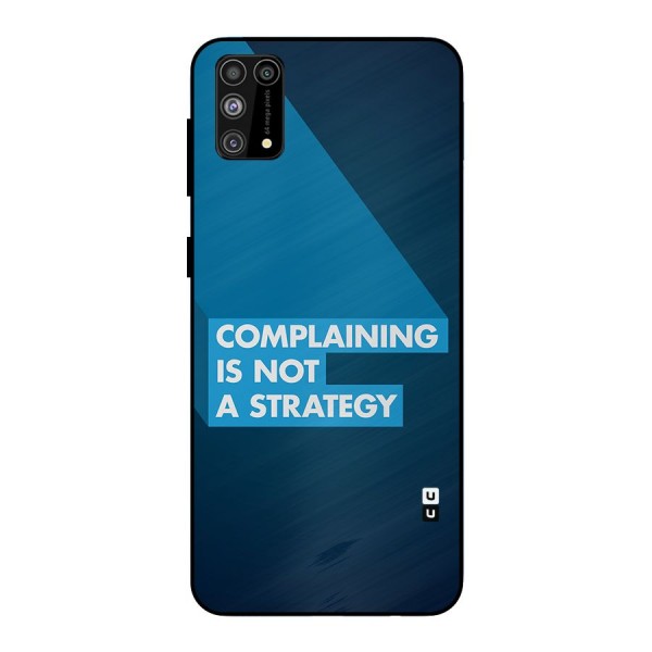 Not A Strategy Metal Back Case for Galaxy F41