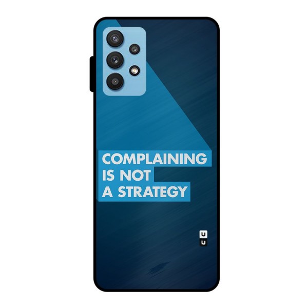 Not A Strategy Metal Back Case for Galaxy M32 5G