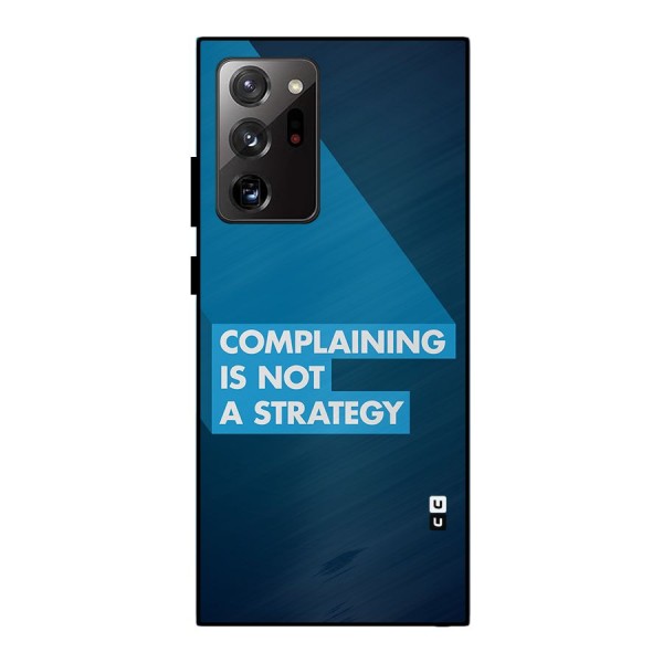 Not A Strategy Metal Back Case for Galaxy Note 20 Ultra