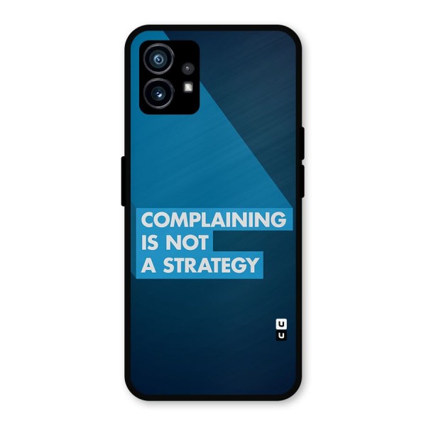 Not A Strategy Metal Back Case for Nothing Phone 1