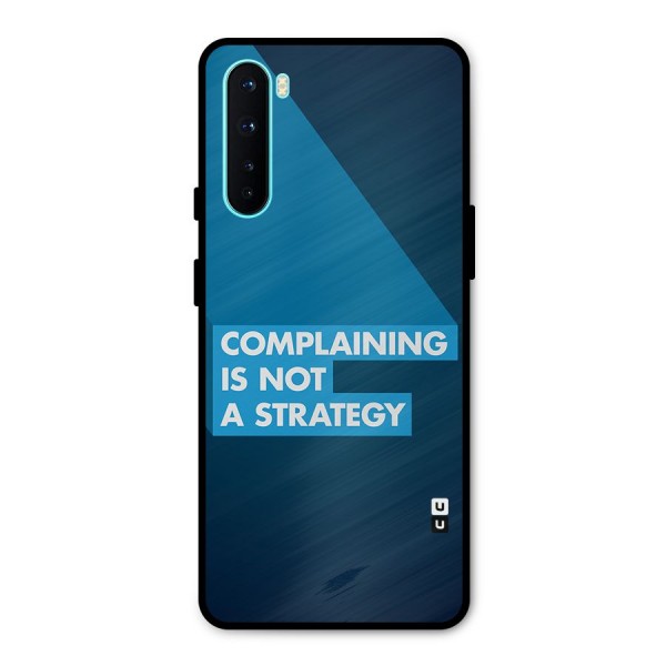 Not A Strategy Metal Back Case for OnePlus Nord