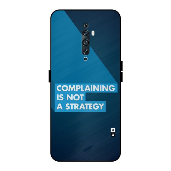 Not A Strategy Metal Back Case for Oppo Reno2 F