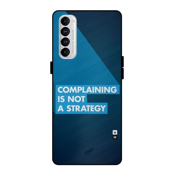 Not A Strategy Metal Back Case for Oppo Reno4 Pro