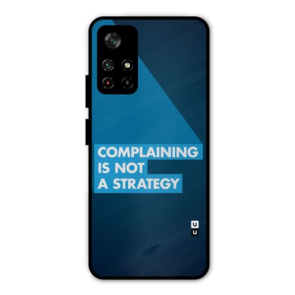 Not A Strategy Metal Back Case for Poco M4 Pro 5G
