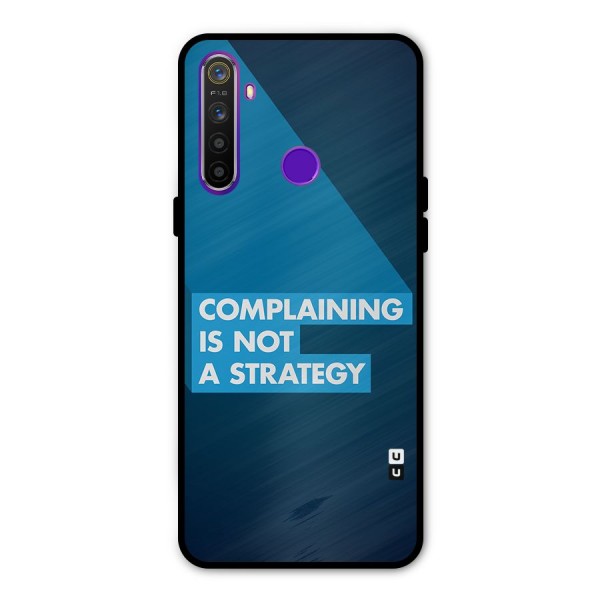 Not A Strategy Metal Back Case for Realme 5