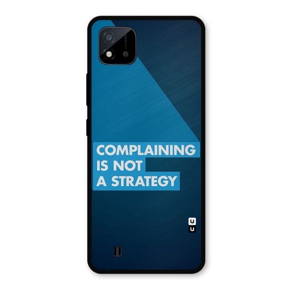 Not A Strategy Metal Back Case for Realme C11 2021