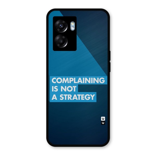 Not A Strategy Metal Back Case for Realme Narzo 50 5G