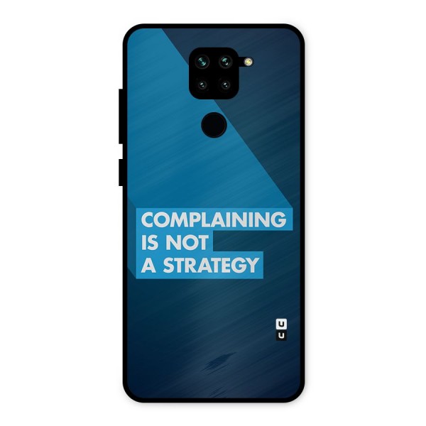 Not A Strategy Metal Back Case for Redmi Note 9