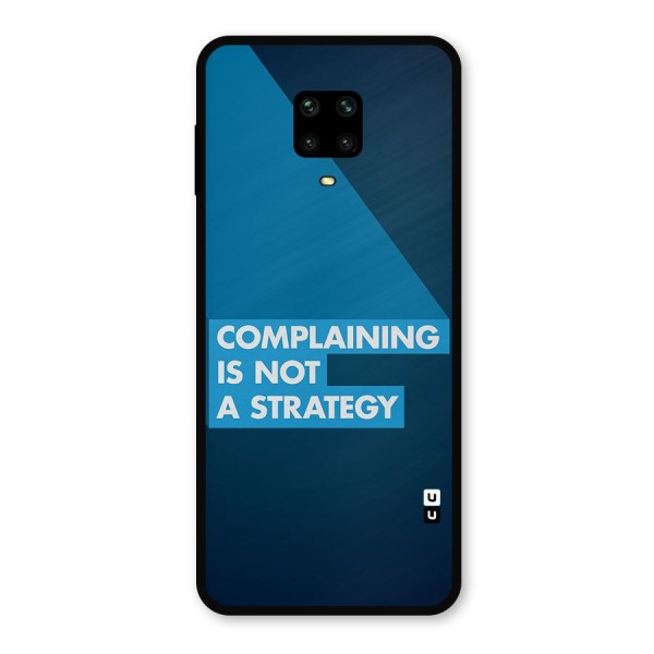 Not A Strategy Metal Back Case for Redmi Note 9 Pro Max