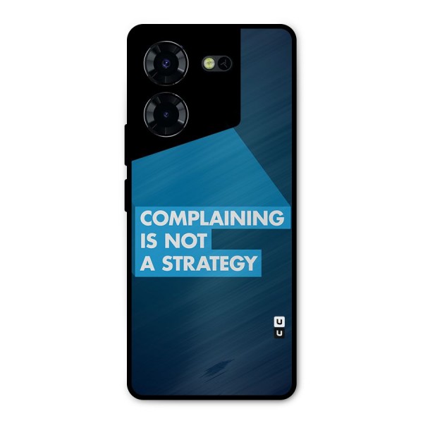 Not A Strategy Metal Back Case for Tecno Pova 5 Pro 5G