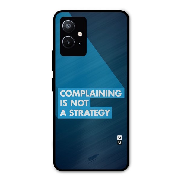 Not A Strategy Metal Back Case for Vivo T1 5G