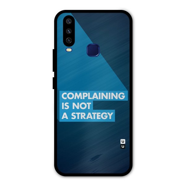 Not A Strategy Metal Back Case for Vivo Y15