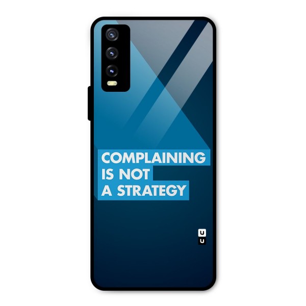 Not A Strategy Metal Back Case for Vivo Y20i