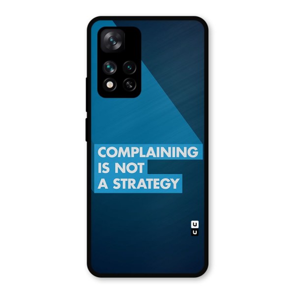 Not A Strategy Metal Back Case for Xiaomi 11i Hypercharge 5G