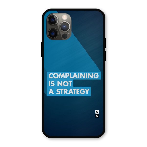 Not A Strategy Metal Back Case for iPhone 12 Pro