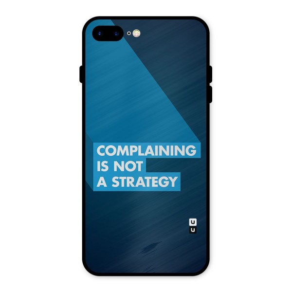 Not A Strategy Metal Back Case for iPhone 8 Plus