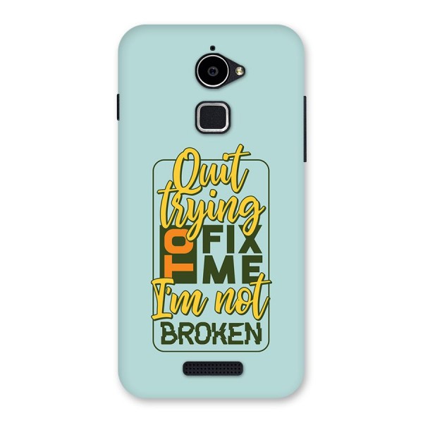 Not Broken Back Case for Coolpad Note 3 Lite