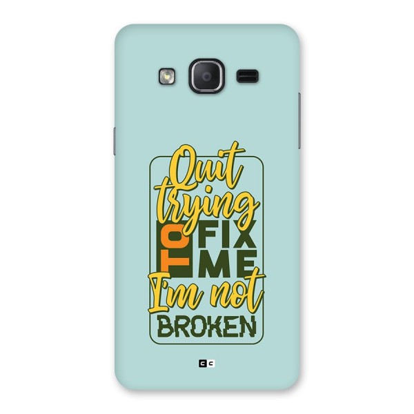 Not Broken Back Case for Galaxy On7 Pro