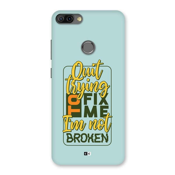 Not Broken Back Case for Infinix Hot 6 Pro