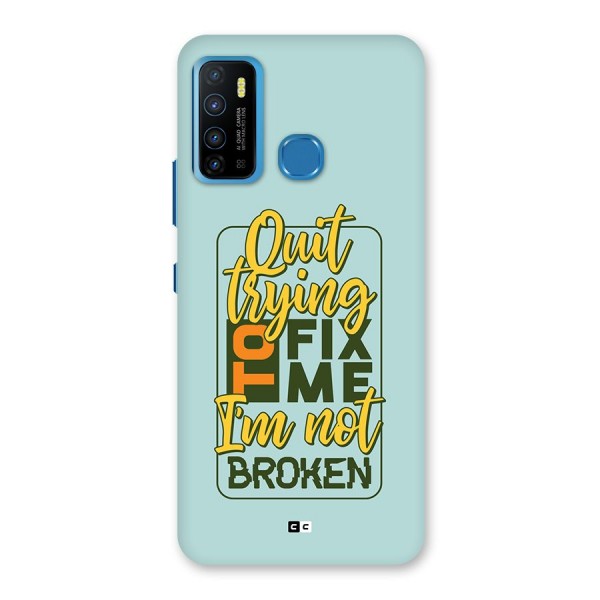Not Broken Back Case for Infinix Hot 9