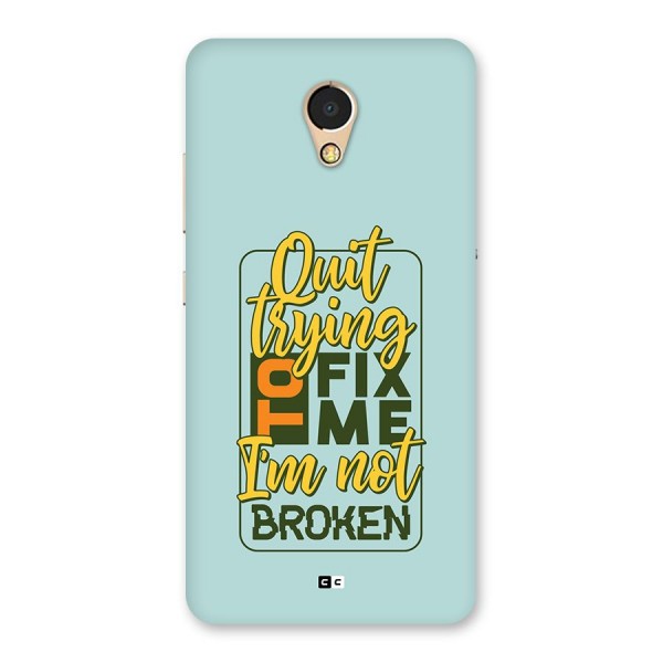 Not Broken Back Case for Lenovo P2