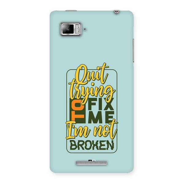 Not Broken Back Case for Lenovo Vibe Z K910