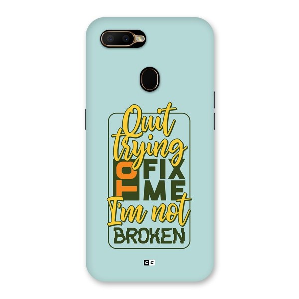 Not Broken Back Case for Oppo A5s