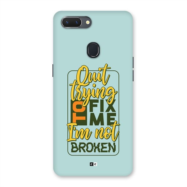 Not Broken Back Case for Realme 2