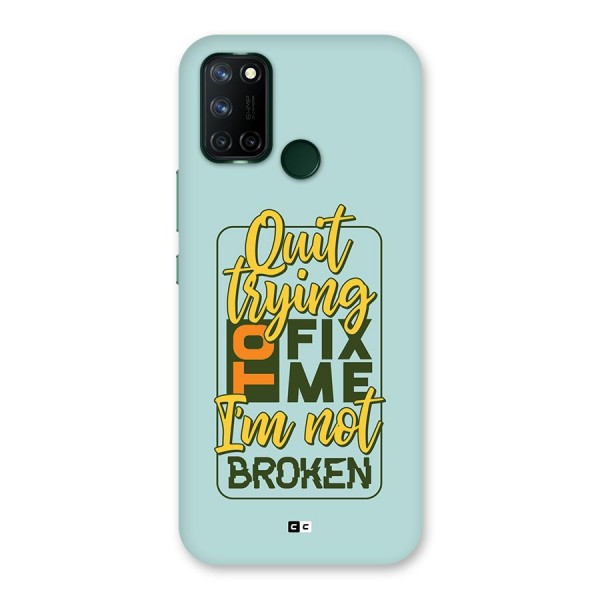 Not Broken Back Case for Realme C17