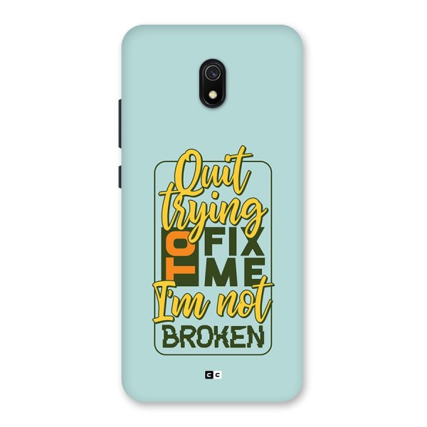 Not Broken Back Case for Redmi 8A