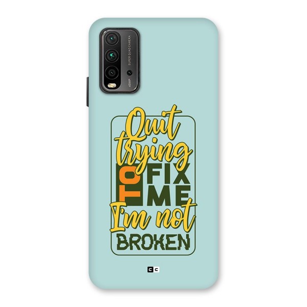 Not Broken Back Case for Redmi 9 Power