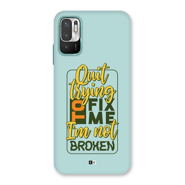 Not Broken Back Case for Redmi Note 10T 5G