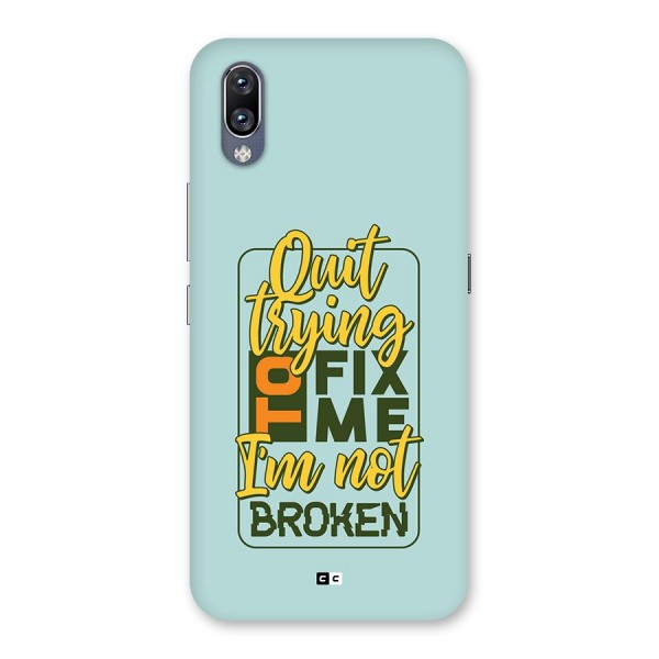 Not Broken Back Case for Vivo NEX
