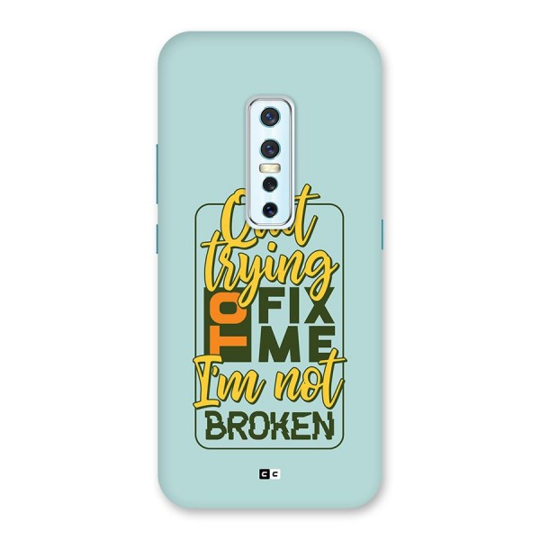 Not Broken Back Case for Vivo V17 Pro