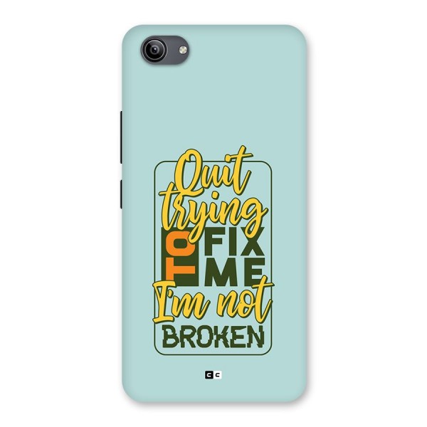 Not Broken Back Case for Vivo Y81i
