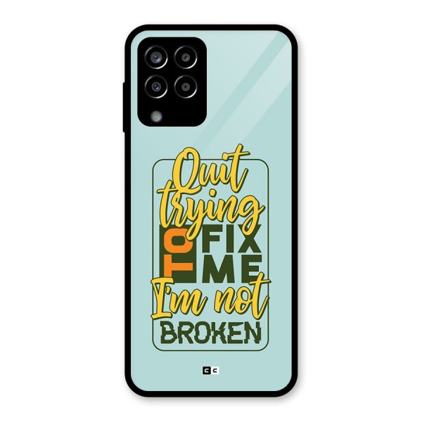Not Broken Glass Back Case for Galaxy M33