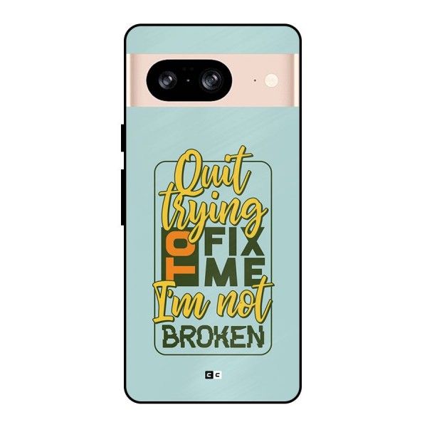 Not Broken Metal Back Case for Google Pixel 8