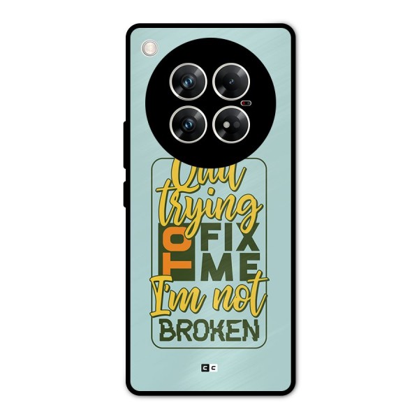 Not Broken Metal Back Case for Infinix Zero 40 5G