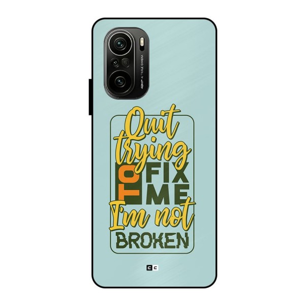 Not Broken Metal Back Case for Mi 11X Pro