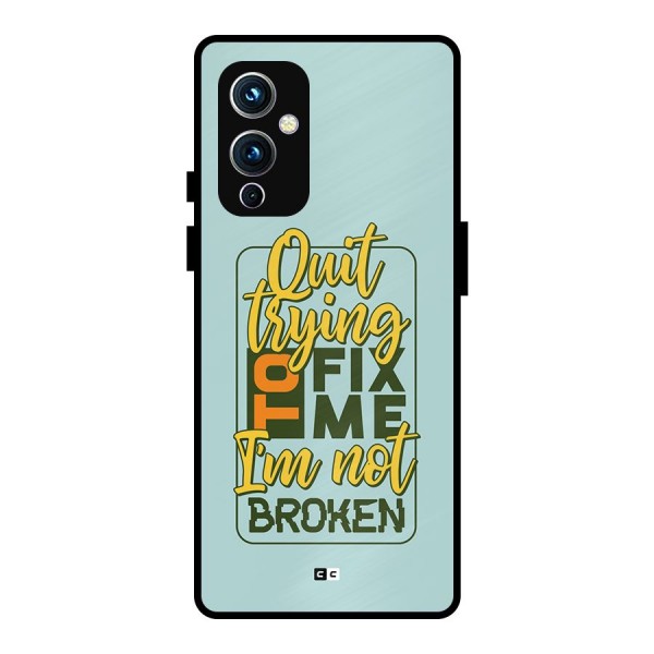 Not Broken Metal Back Case for OnePlus 9