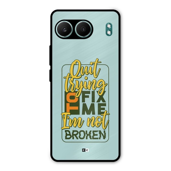 Not Broken Metal Back Case for OnePlus Nord 4