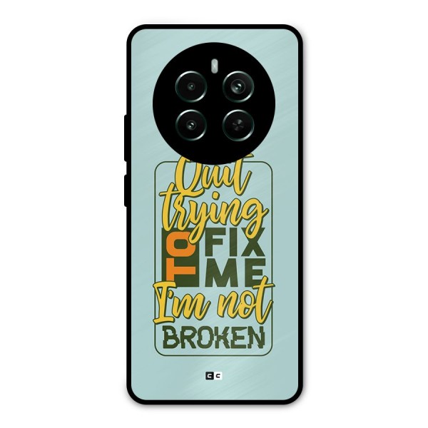 Not Broken Metal Back Case for Realme Narzo 70 Pro