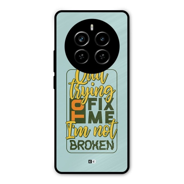 Not Broken Metal Back Case for Realme P1 Pro