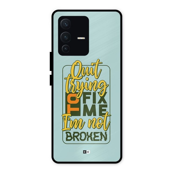 Not Broken Metal Back Case for Vivo V23 5G