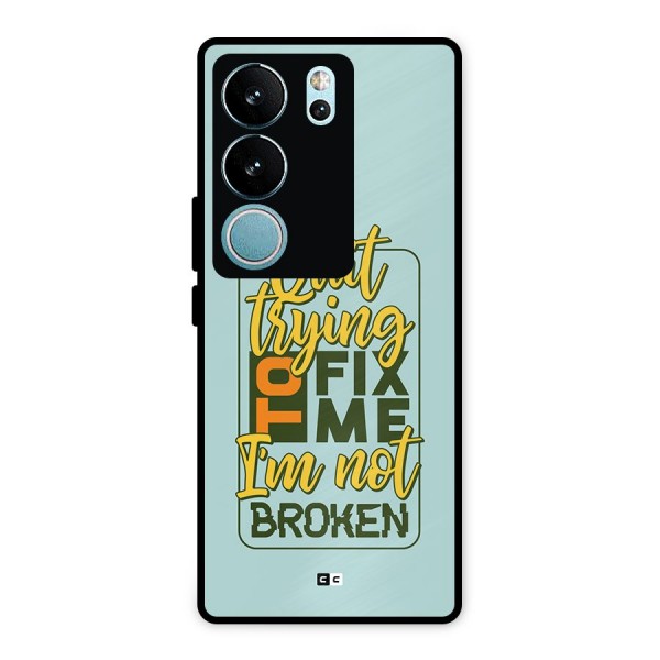 Not Broken Metal Back Case for Vivo V29