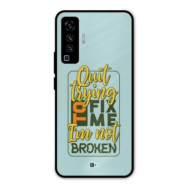 Not Broken Metal Back Case for Vivo X50