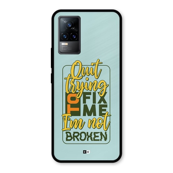 Not Broken Metal Back Case for Vivo Y73